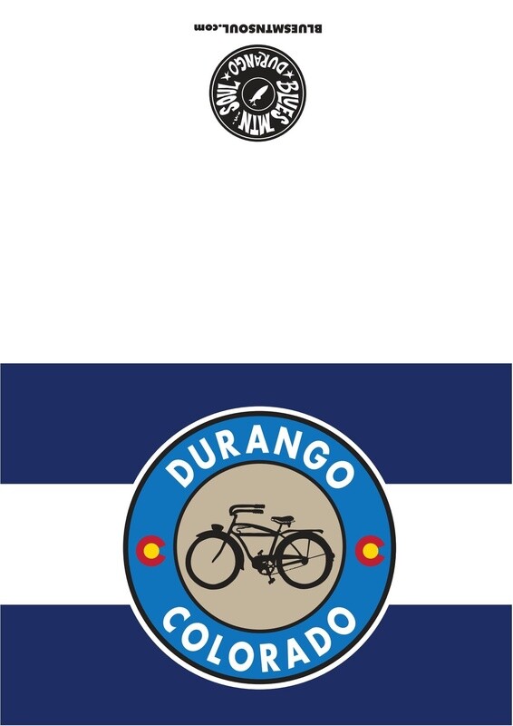 SCHWINN AUTOCYCLE ROUND BLUE BLANK CARD