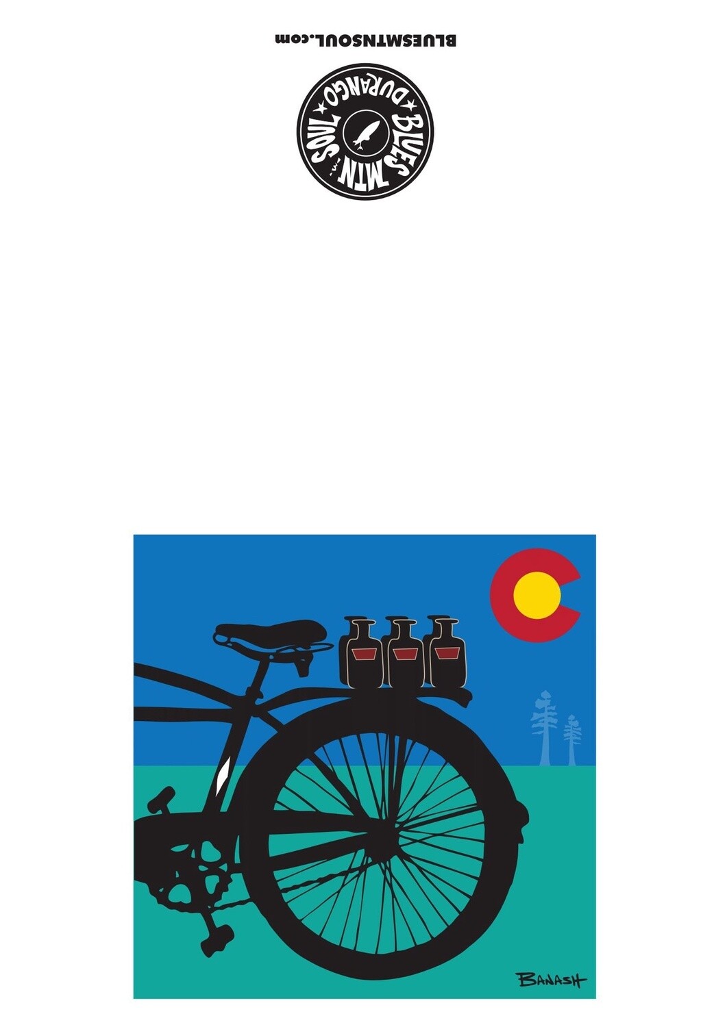 BEER RUN COORS 6-PACK CO LOGO BLANK CARD