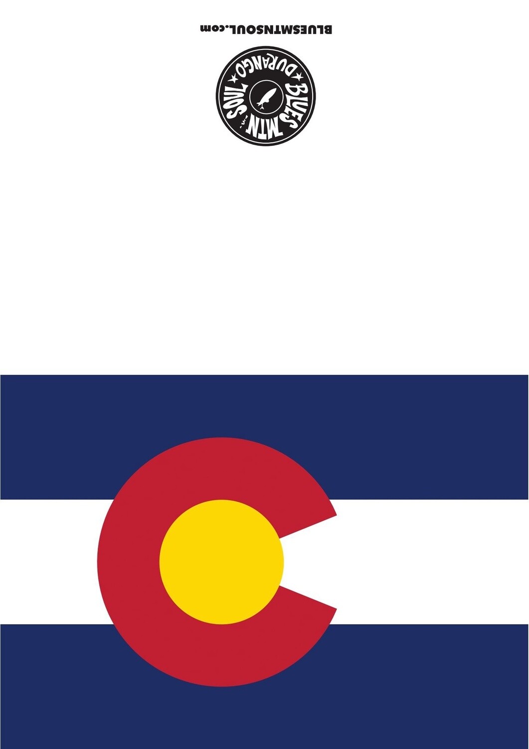 CO LARGE LOGO FLAG BLANK CARD