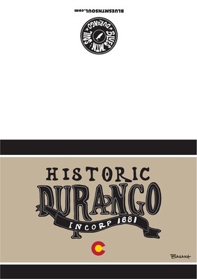 HISTORIC DGO INC 1881 BLANK CARD