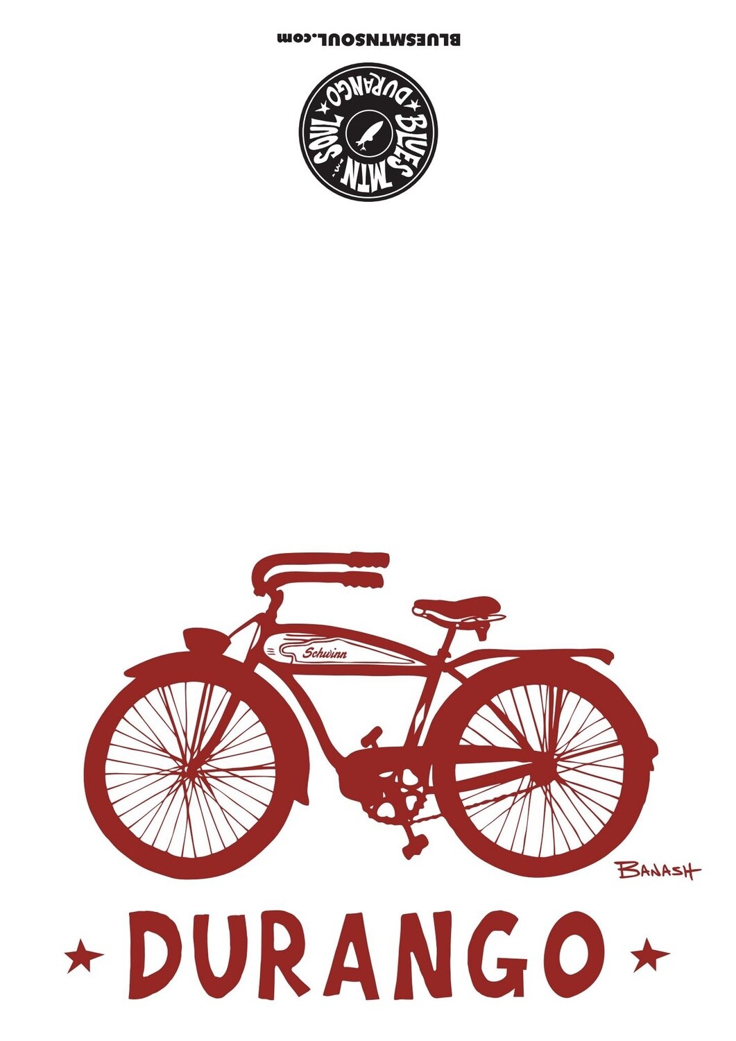 AUTOCYLCE DURANGO (RED BICYCLE) BLANK CARD