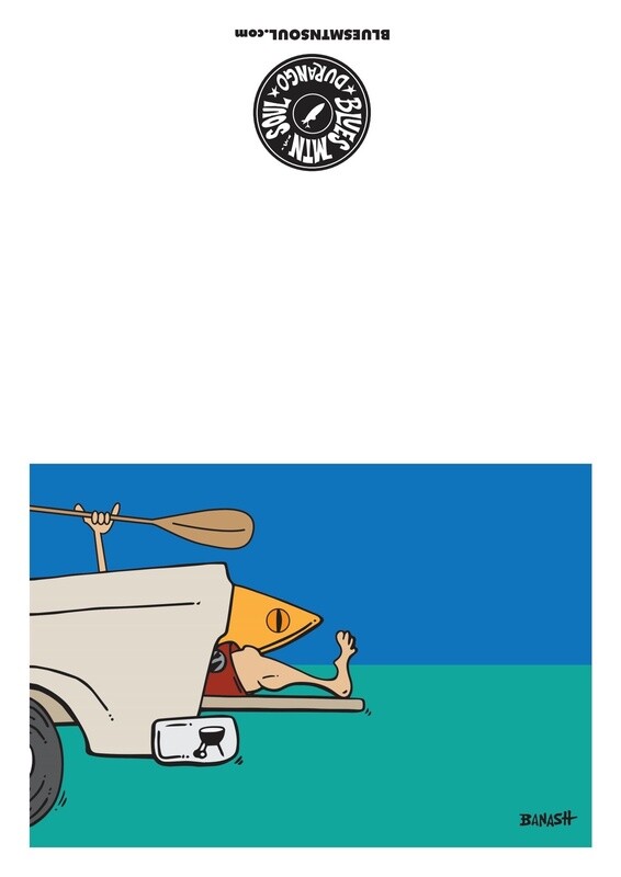 TAILGATE KAYAK GREM BLANK CARD