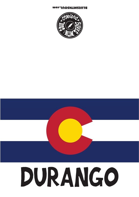 CO FLAG &quot;DURANGO&quot; BLANK CARD