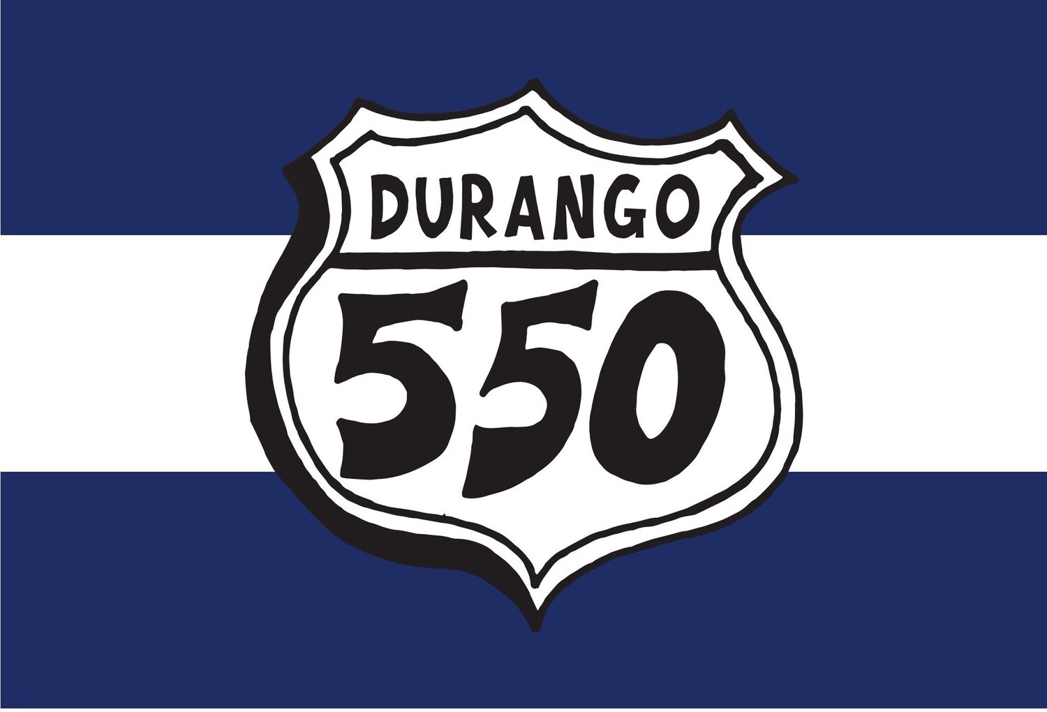 DURANGO 550 SHIELD BLUE WHITE POSTCARD