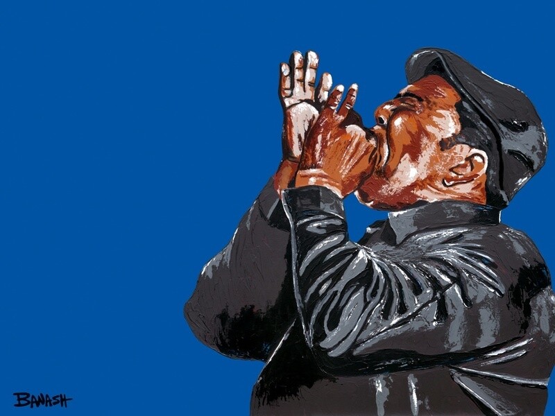 ELECTRIC BLUES NO. 4 | LOOSE PRINT | ACRYLIC PAINTING | 3:4 RATIO