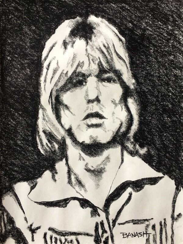 ROCK N&#39; ROLL NO. 20 | LOOSE PRINT | CHARCOAL | 3:4 RATIO