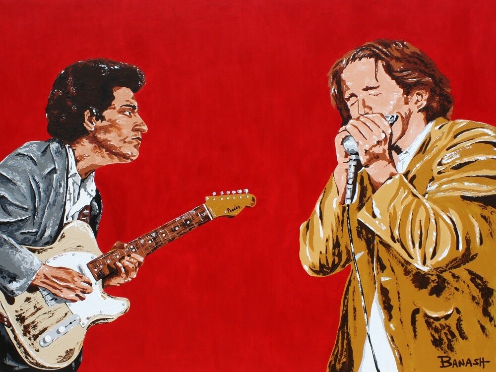 BUTTERFIELD BLOOMFIELD | LOOSE PRINT | BLUES | 3:4 RATIO | ACRYLIC PAINTING | ROCK N’ ROLL