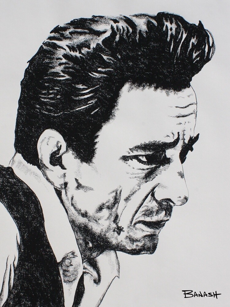 JOHNNY CASH UNCHAINED | LOOSE PRINT | BLUES | 3:4 RATIO | 2:3 RATIO | FOLK | COUNTRY