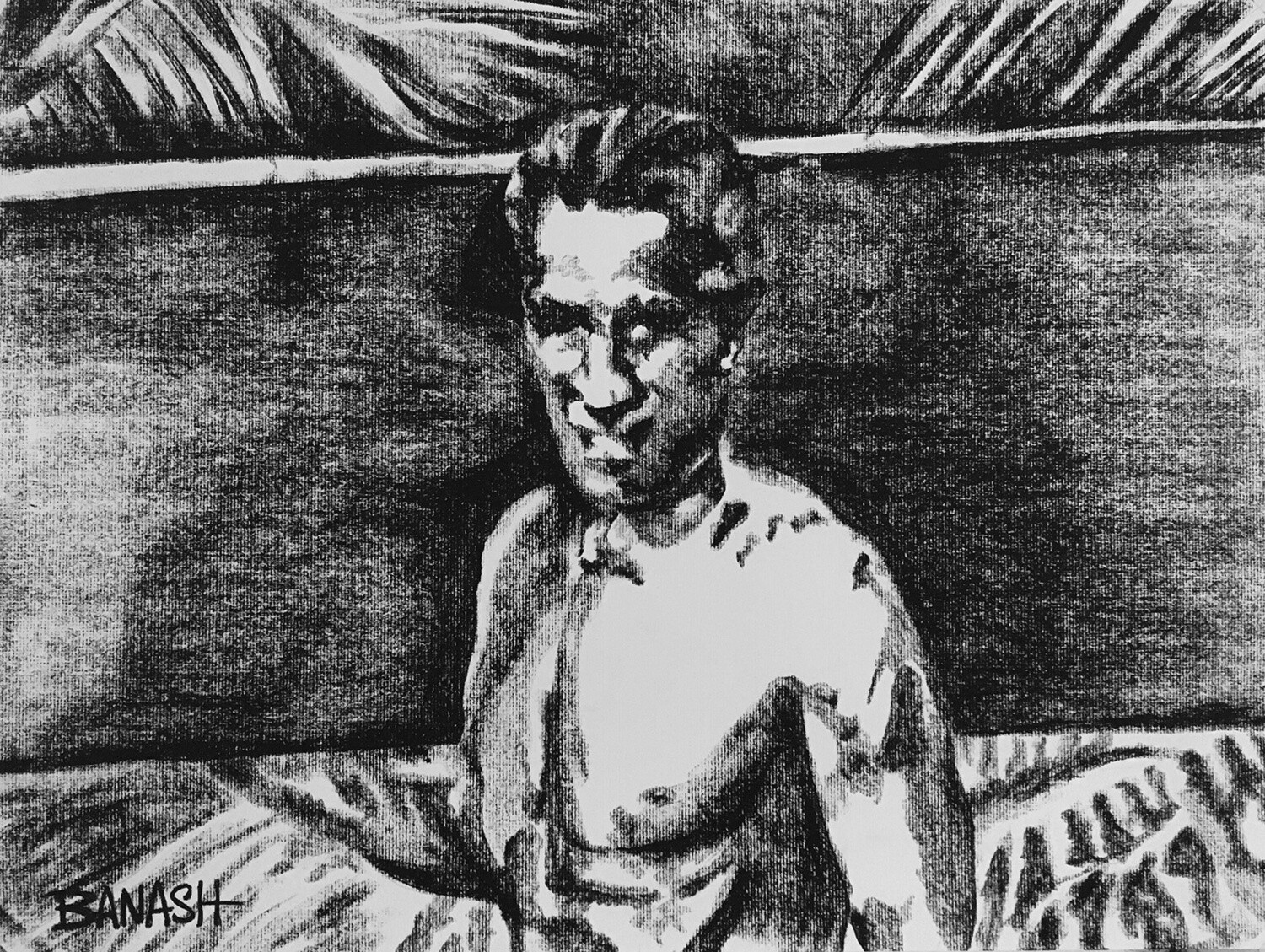 BE DUKE | CANVAS | 3:4 RATIO | CHARCOAL | PIONEERS OF SURF