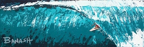 TUCK RIGHT | CANVAS | ACRYLIC PAINTING | PIONEERS OF SURF | 1:3 RATIO
