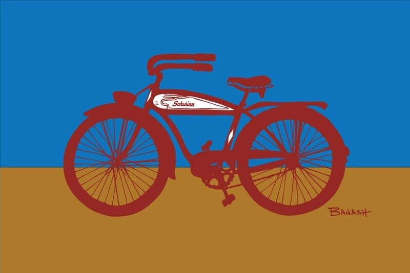 SCHWINN AUTOCYCLE SKY DESERT | CANVAS | ILLUSTRATION | LIFESTYLE | 2:3 RATIO