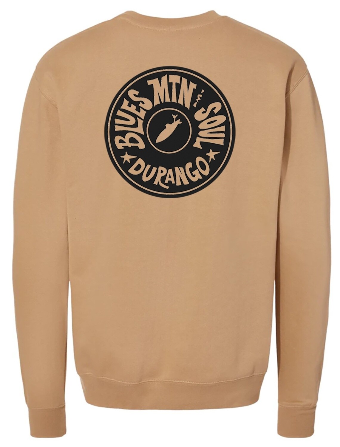 BLUES MTN SOUL . STOKED SLEEVE | CREWNECK SWEATSHIRT