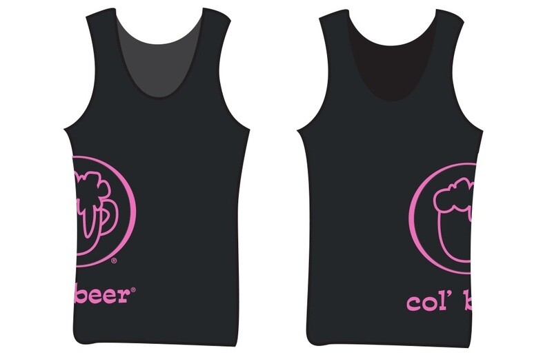 COL&#39; BEER LOGO | WOMEN&#39;S TANK TEE, COLOR: CHARCOAL, Size: XS