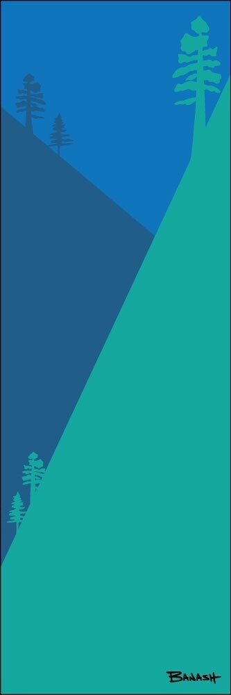 MOUNTAIN SLOPES | LOOSE PRINT | ILLUSTRATION | 1:3 RATIO