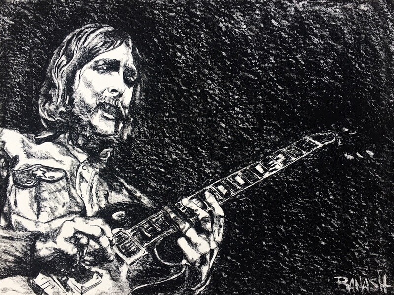 ROCK N&#39; ROLL NO. 11 | CANVAS | CHARCOAL | 3:4 RATIO