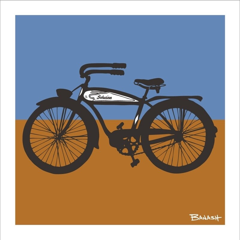 AUTOCYCLE DESERT LINES | LOOSE PRINT | ILLUSTRATION | 1:1 RATIO