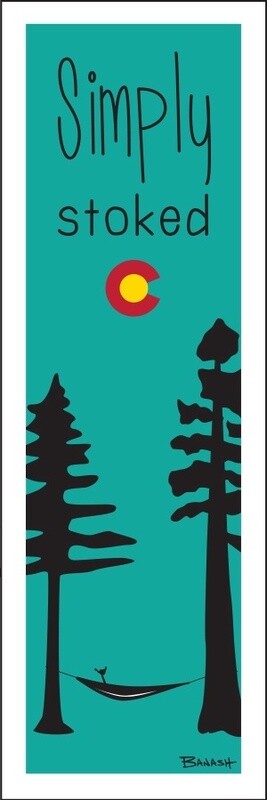 SIMPLY STOKED HAMMOCK SHAKA | LOOSE PRINT | ILLUSTRATION | 1:3 RATIO