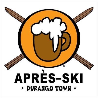 DURANGO TOWN APRES SKI COL&#39; BEER CLASSIC LOGO | LOOSE PRINT | ILLUSTRATION | 1:1 RATIO