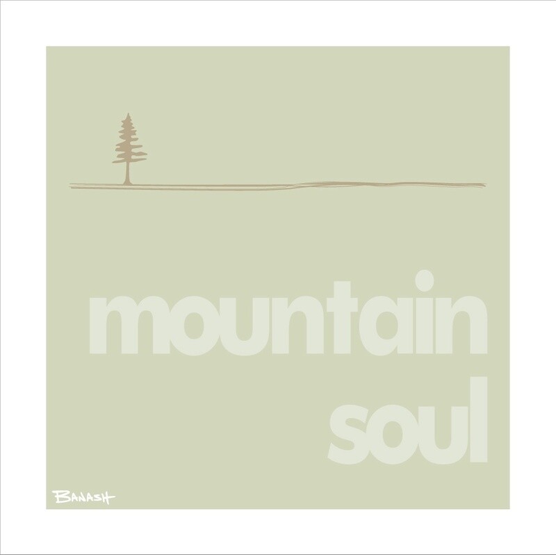 MOUNTAIN SOUL PINE | CANVAS | ILLUSTRATION | 1:1 RATIO