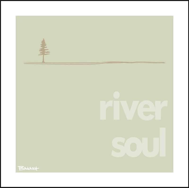RIVER SOUL PINE | LOOSE PRINT | ILLUSTRATION | 1:1 RATIO