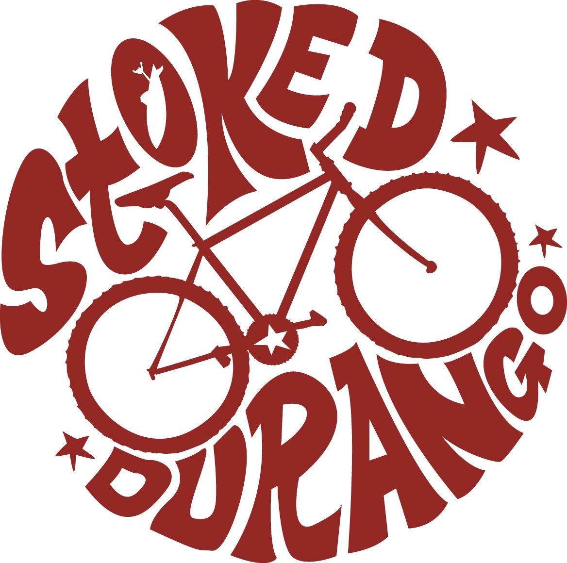 STOKED DURANGO MOUNTAIN BIKE | STICKER, Size: 2&quot;