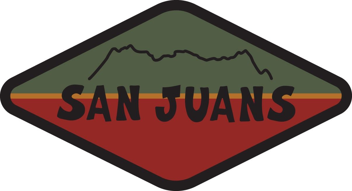 SAN JUANS RIDGELINE DIAMOND | STICKER, Size: 2&quot;