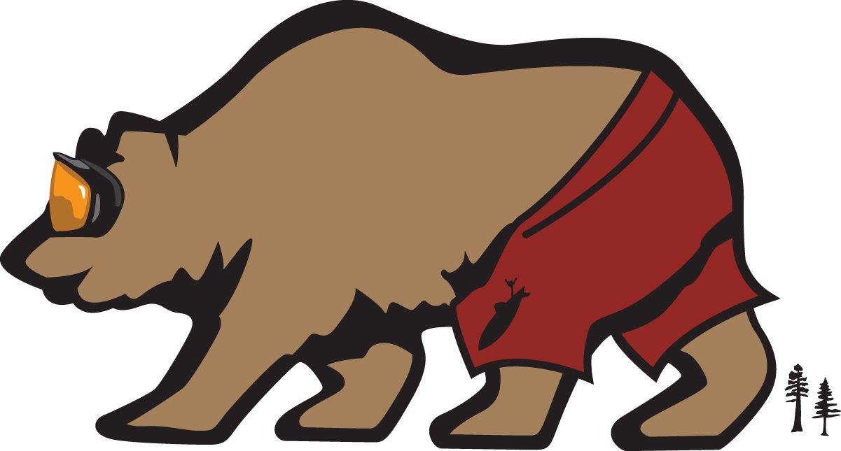 SKI BEAR | STICKER, Size: 2&quot;