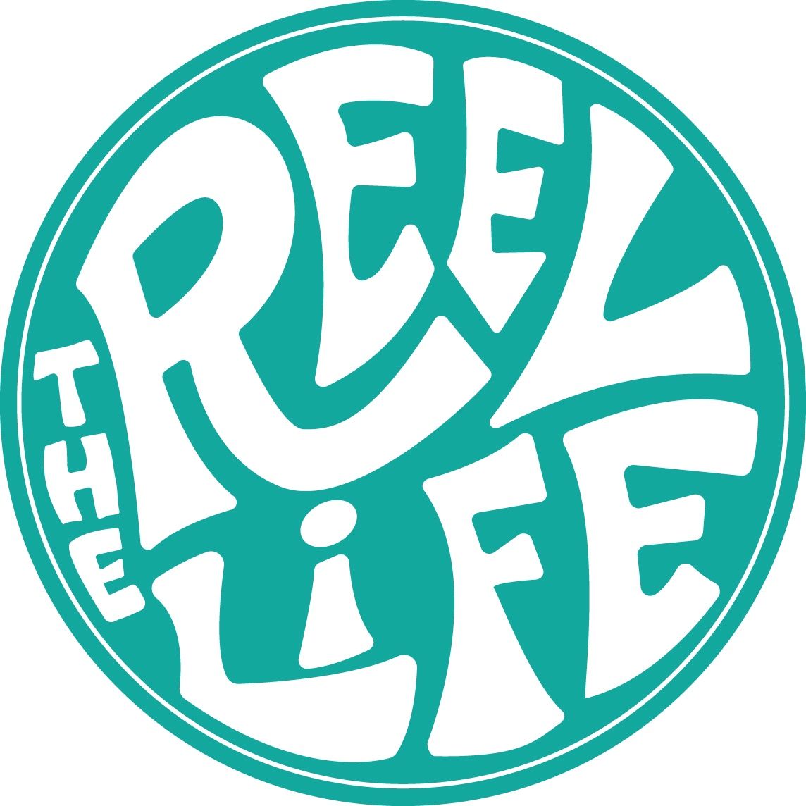THE REEL LIFE | STICKER, Size: 2&quot;