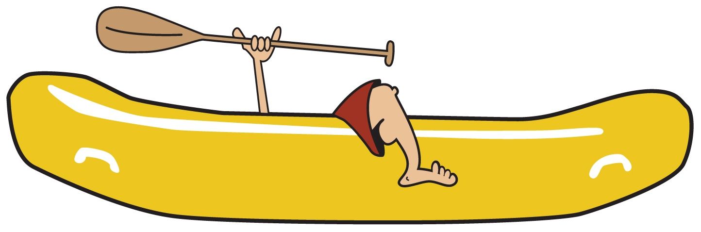 RIVER RAFT GREM YELLOW BELLY | STICKER, Size: 2&quot;
