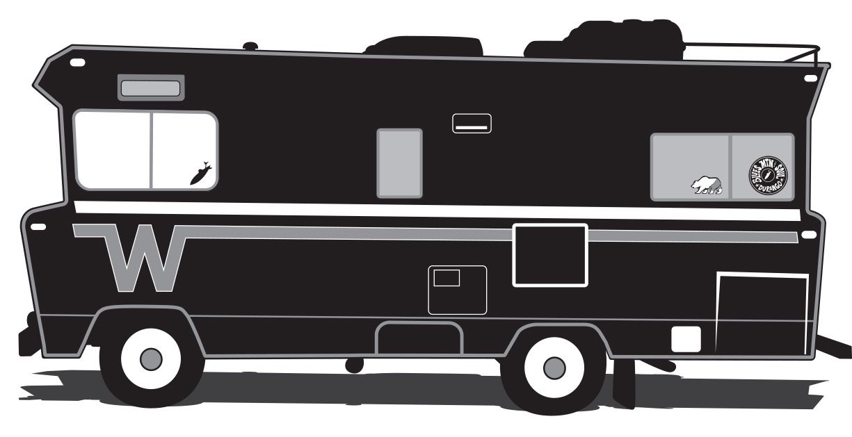 WINNEBAGO K | STICKER, Size: 2&quot;