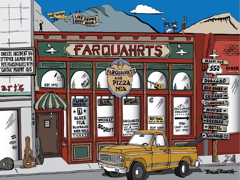 FARQUAHRTS DOWNTOWN | CANVAS | ILLUSTRATION | 3:4 RATIO