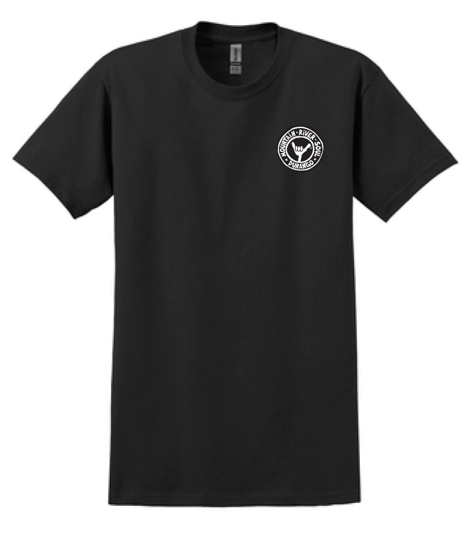 MOUNTAIN RIVER SOUL DURANGO SHAKA | MEN&#39;S LONG SLEEVE TEE, COLOR: BLACK, Size: SM