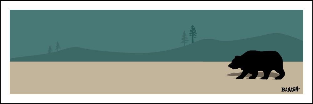BEAR HILLS | LOOSE PRINT | ILLUSTRATION | 1:3 RATIO