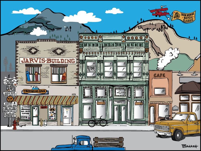 JARVIS BUILDING HISTORIC DOWNTOWN MAIN AVE | LOOSE PRINT | ILLUSTRATION | 3:4 RATIO