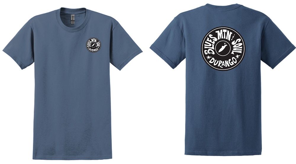 BLUES MTN SOUL | BMS LOGO MEN&#39;S SHORT SLEEVE TEE