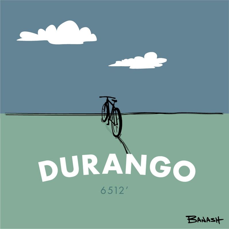 DURANGO 6512 MOUNTAIN BIKE | LOOSE PRINT | ILLUSTRATION | 1:1 RATIO