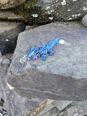 Baby Crystal Wolf Dragon