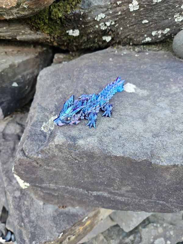 Baby Crystal Wolf Dragon