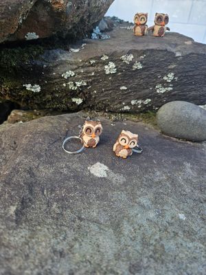 Little Ruru (owl) keyring