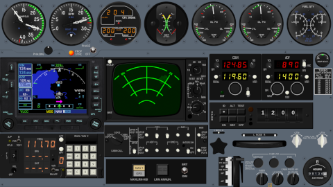 Saitek Pro Flight Instrument Panel USB Gaming Control Panel