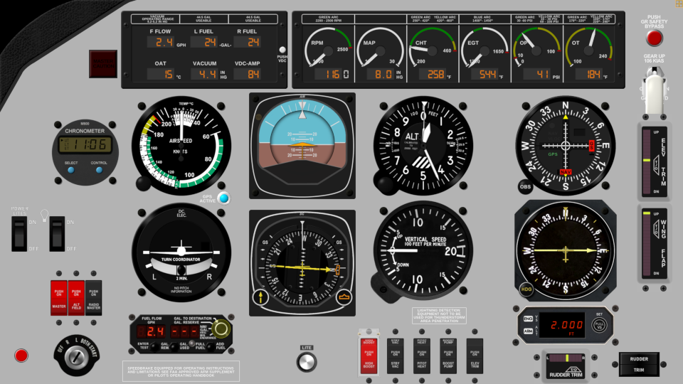 Mooney M20R Panel Set