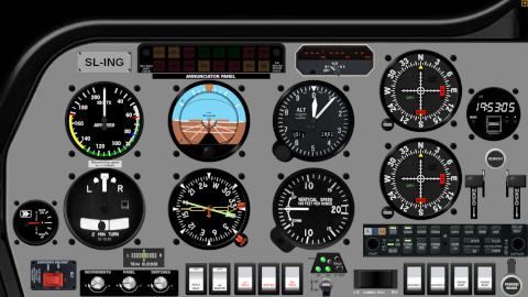 Tecnam P2006T Panel Set