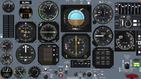 Cessna 414AW Panel Set