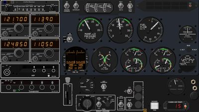 Piper Aerostar 600 Panel Set