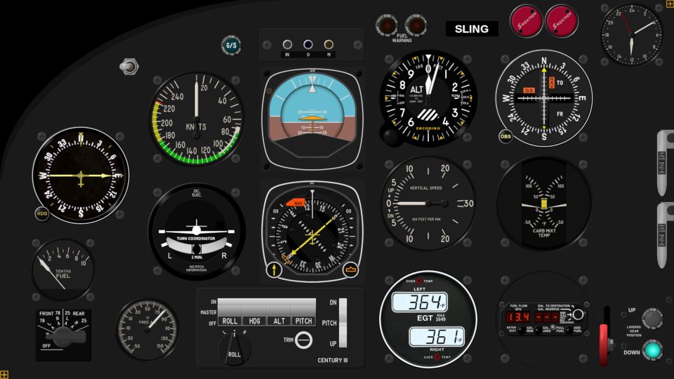 Beechcraft Model 18 (Beech 18) Panel Set