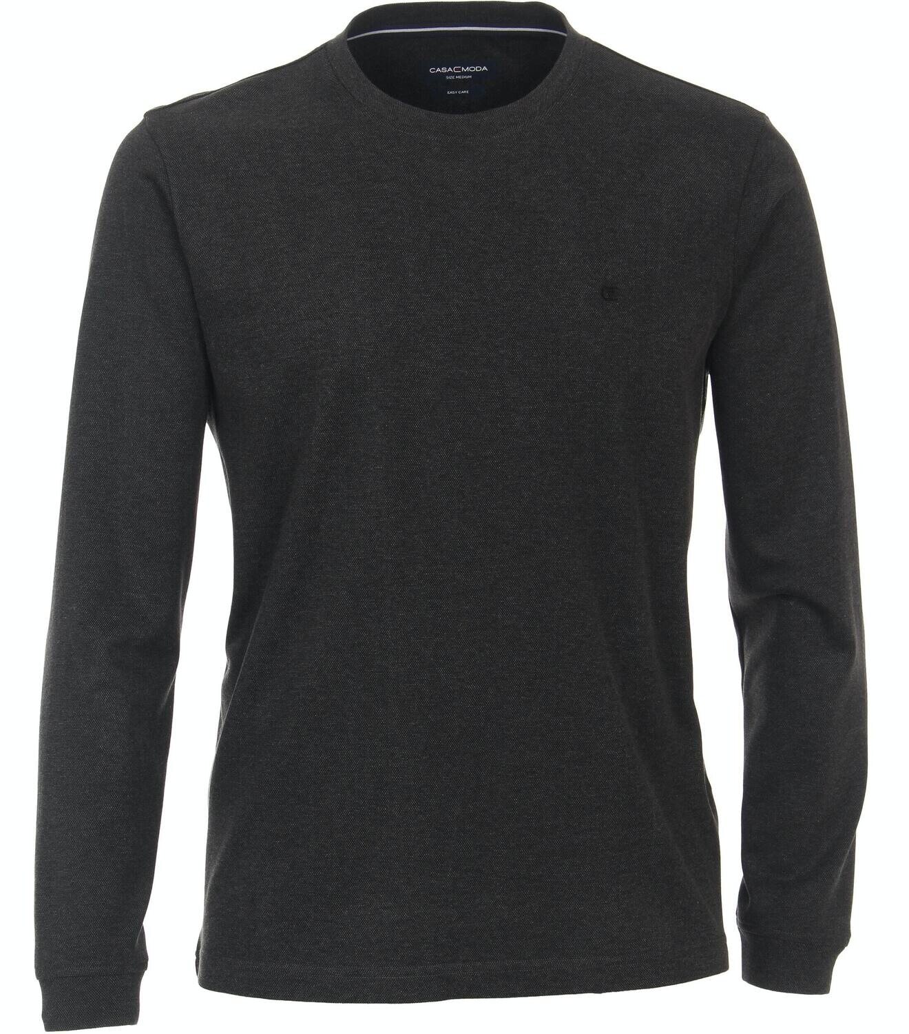 T-Shirt inkl. Clublogo, Langarm, Unisex, Farben: Anthrazit