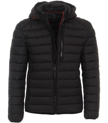 Steppjacke mit Kapuze inkl. Clublogo, Wind- &amp; Wasserabweisend, Unisex
