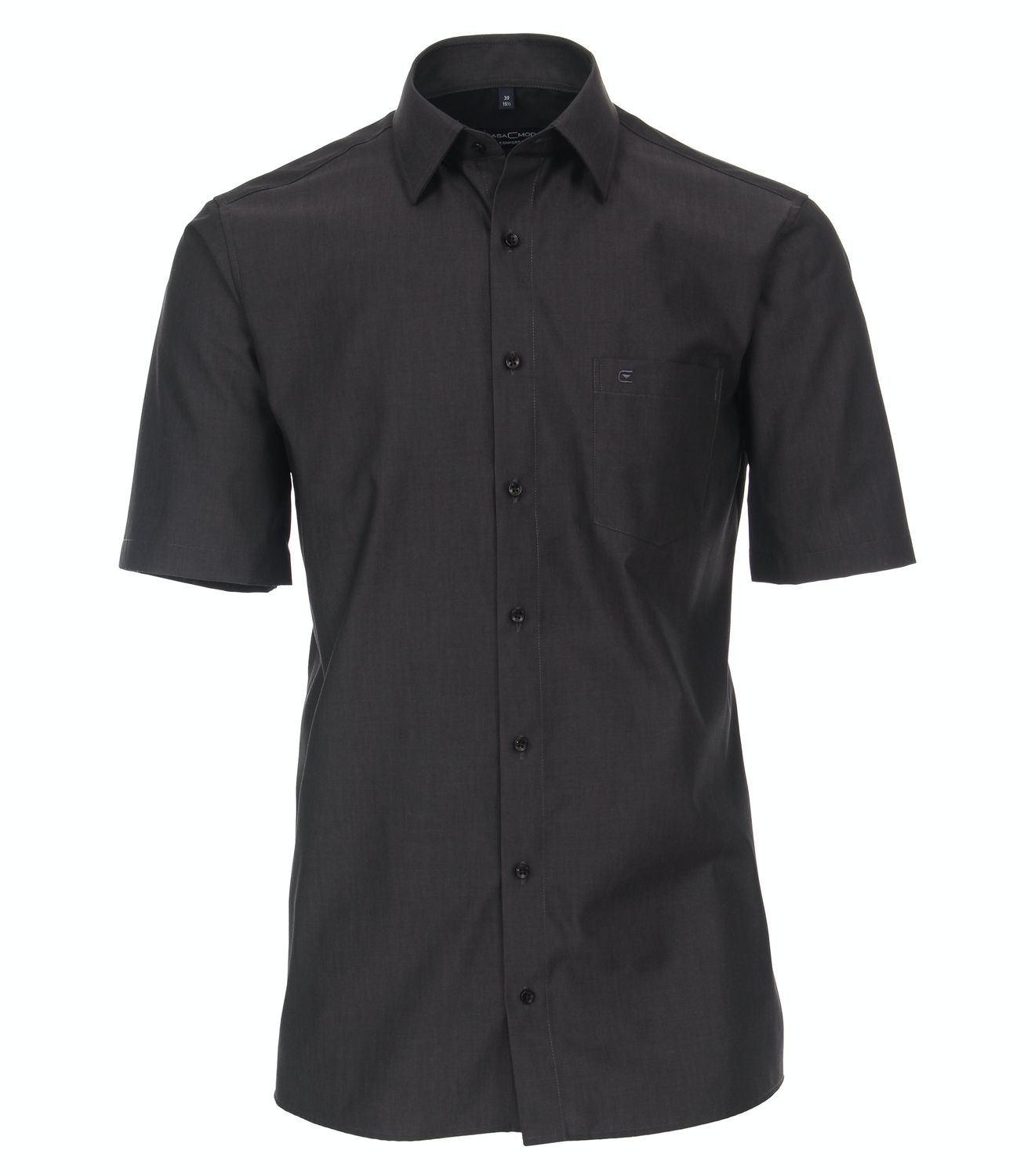 Businesshemd inkl. Clublogo, Kurzarm, Unisex, Farben: Anthrazit