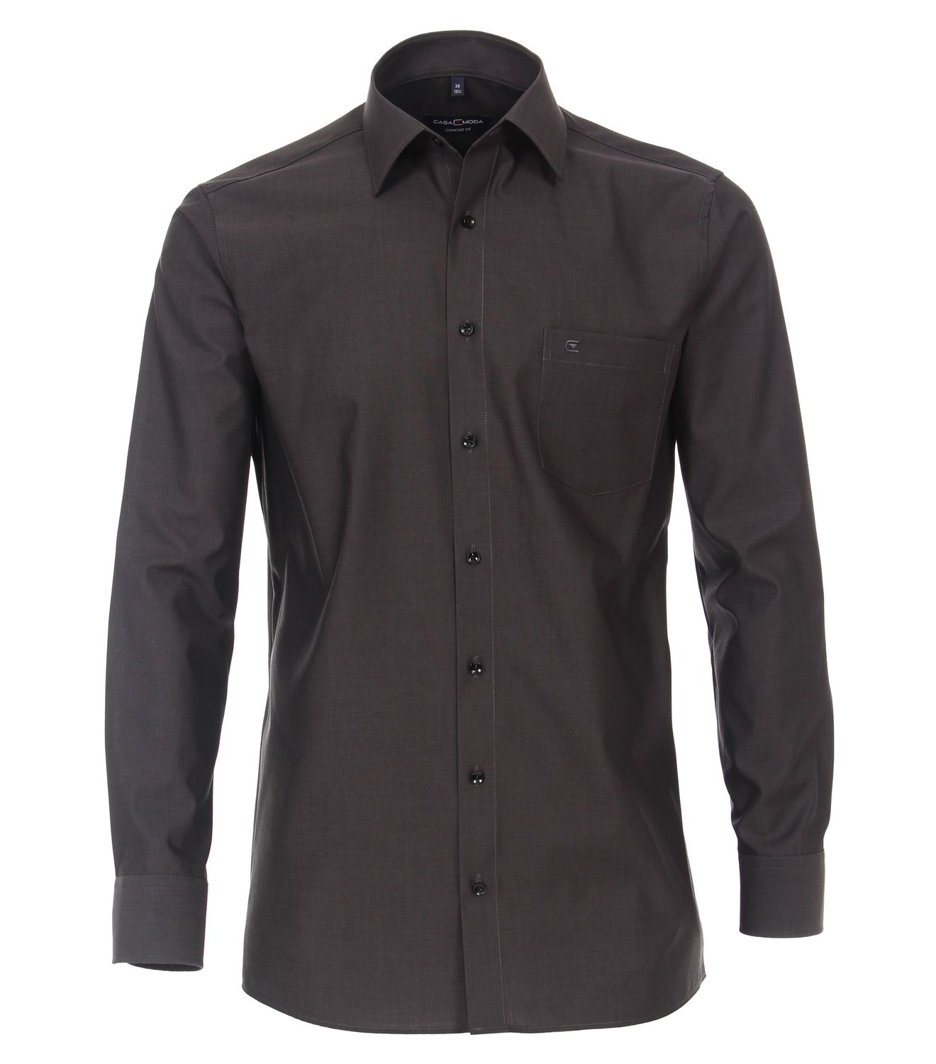 Businesshemd inkl. Clublogo, Langarm, Unisex, Farben: Anthrazit