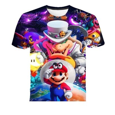 Chandail T-Shirt Super Mario Bros avec Bowser